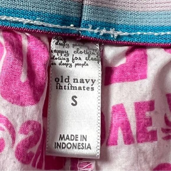 Old Navy Intimates Pink and White Pajamas Shorts Sz S - Picture 8 of 11